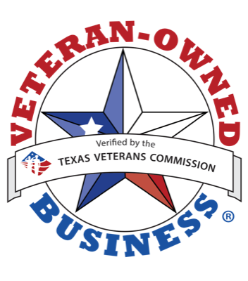 Veteran-Owned Business, verified by the Texas Veterans Commission